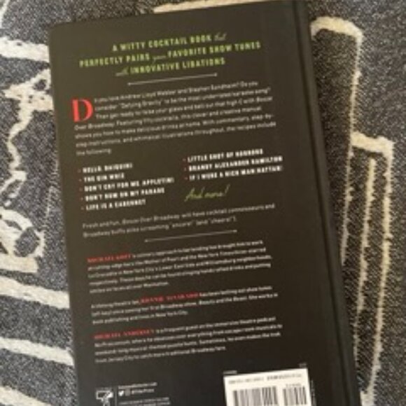 ($10) Booze Over Broadway: 50 Cocktails for Theatre Lovers - Picture 2 of 2